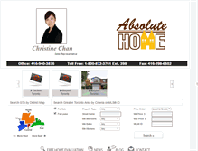 Tablet Screenshot of absolute-home.ca